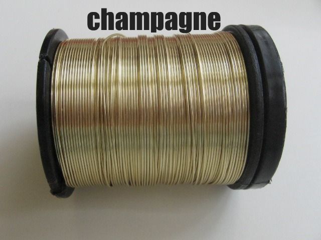 Měděný drát-champagne tl.0,3/0,5/0,8/1mm