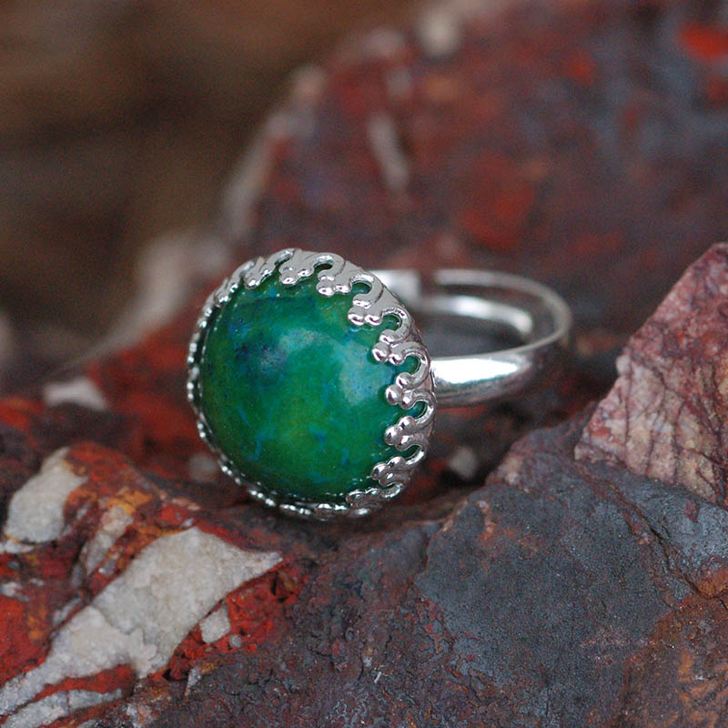 Prsten s chryzokolem