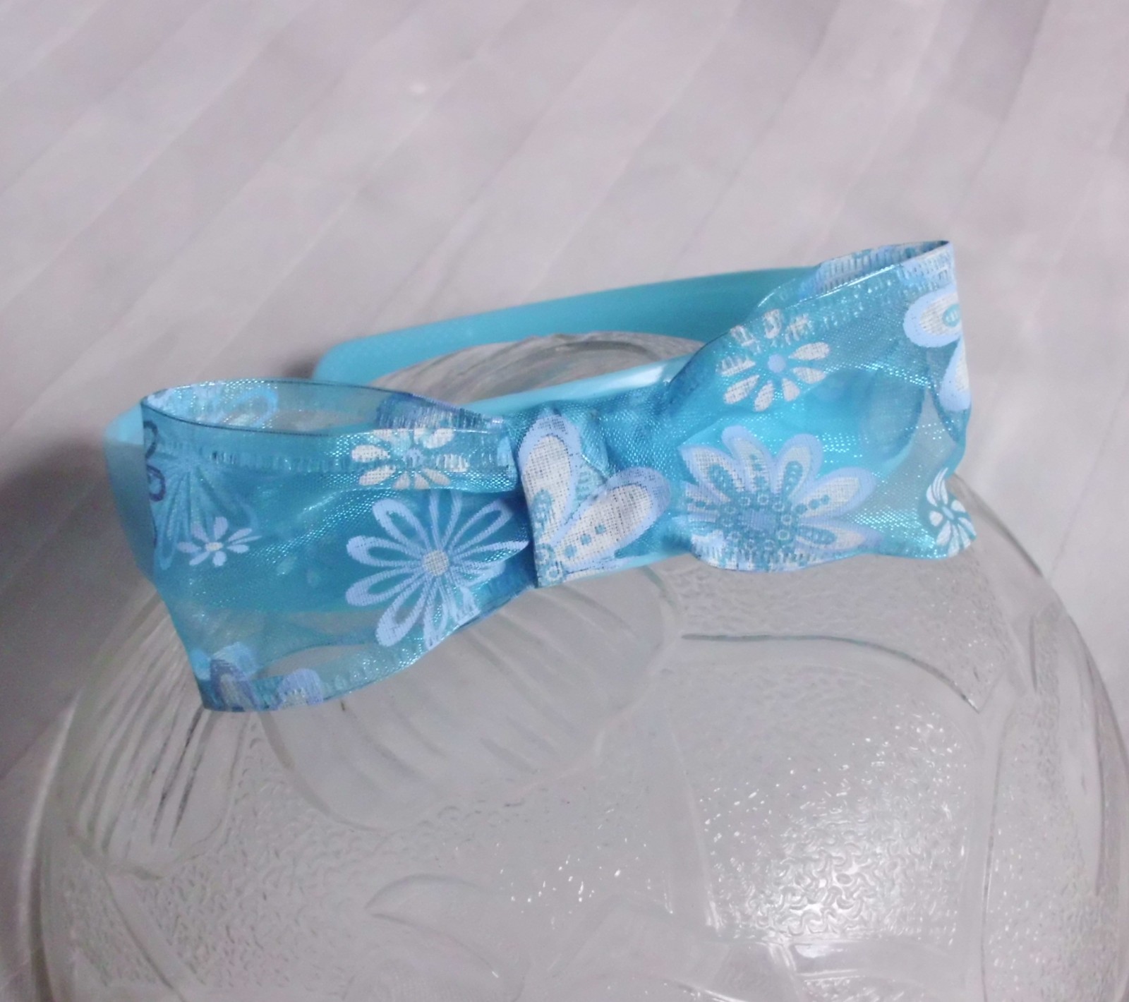 Čelenka do vlasů modrá 2