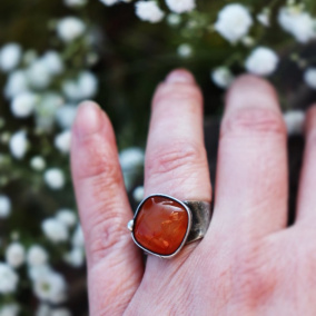Prsten - Karneol