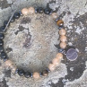 náramek: citrín, obsidián, tygří oko