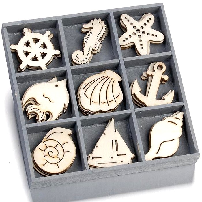 sada výřezů k dalšímu tvoření - cena za 9 kusů