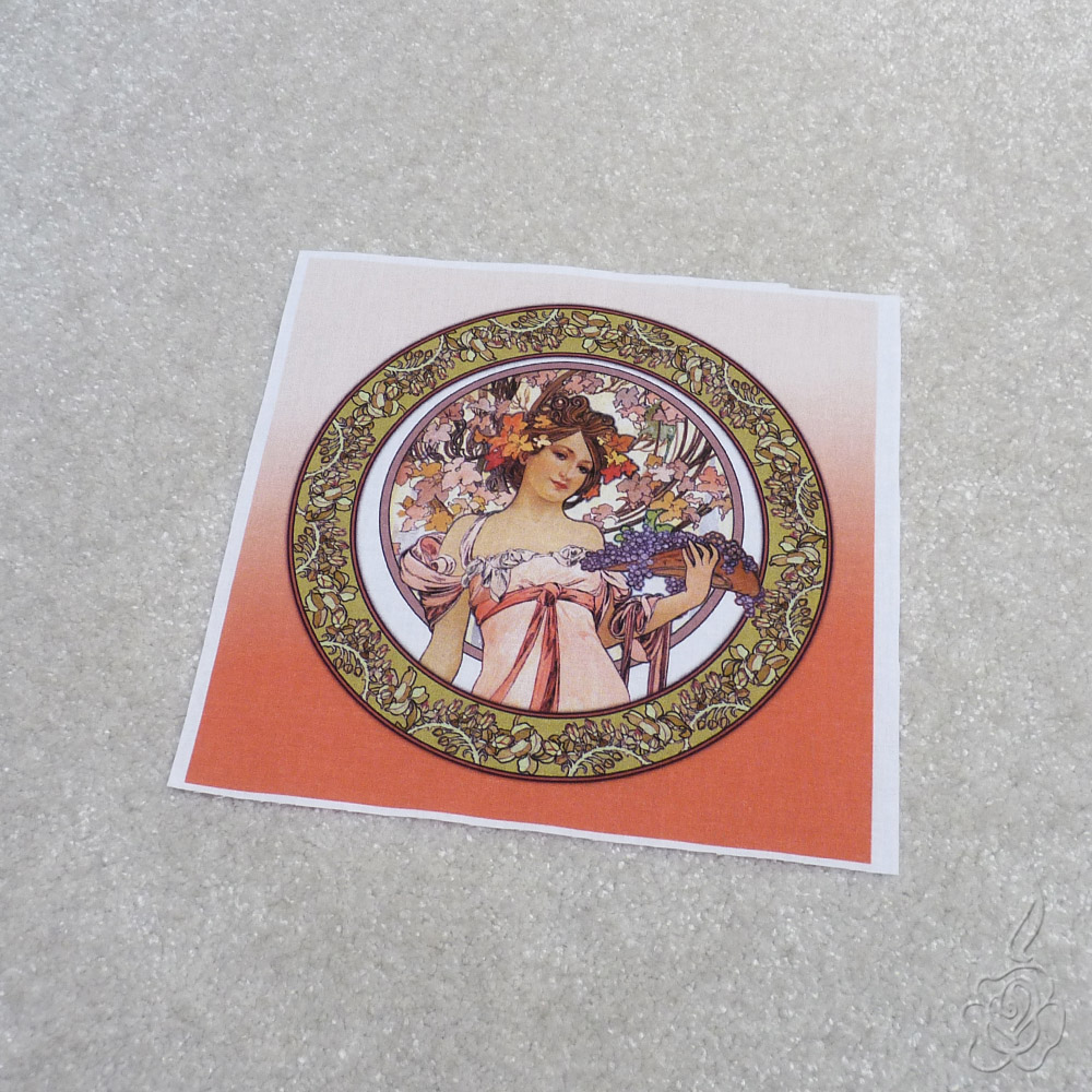 Bavlněný panel A.Mucha - Moët & Chandon