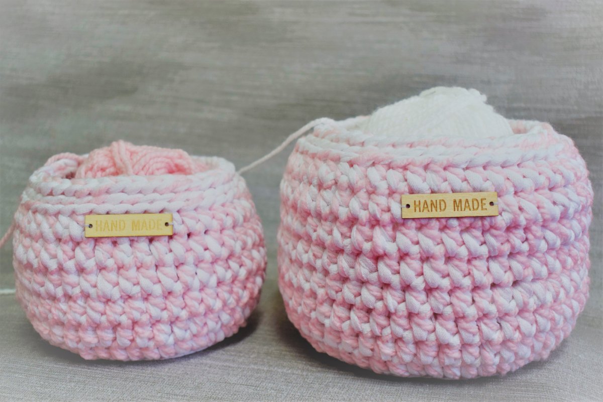 Set dekoračních košíků 21×15/17×12