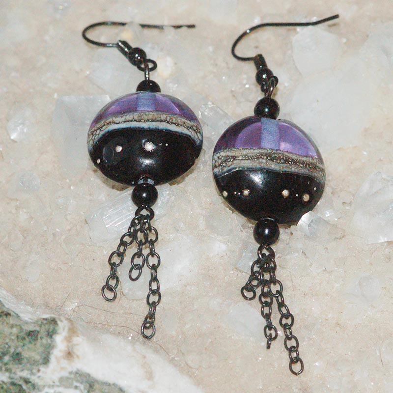 Černofialové čočky