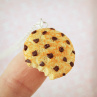 Cookie, nakousnutá, fimo sušenka náhrdelník , vtipný