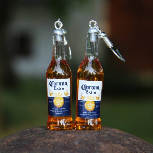 Corona pivo (náušnice pryskyřice)