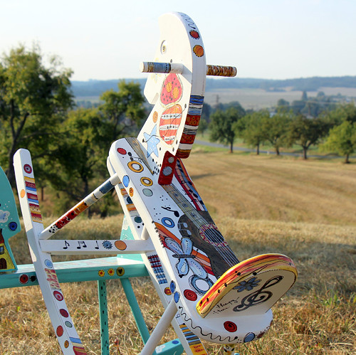 Malovaný houpací koník - GYPSY SONGS SKLADEM