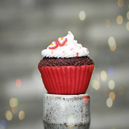 Cupcake s jahodami