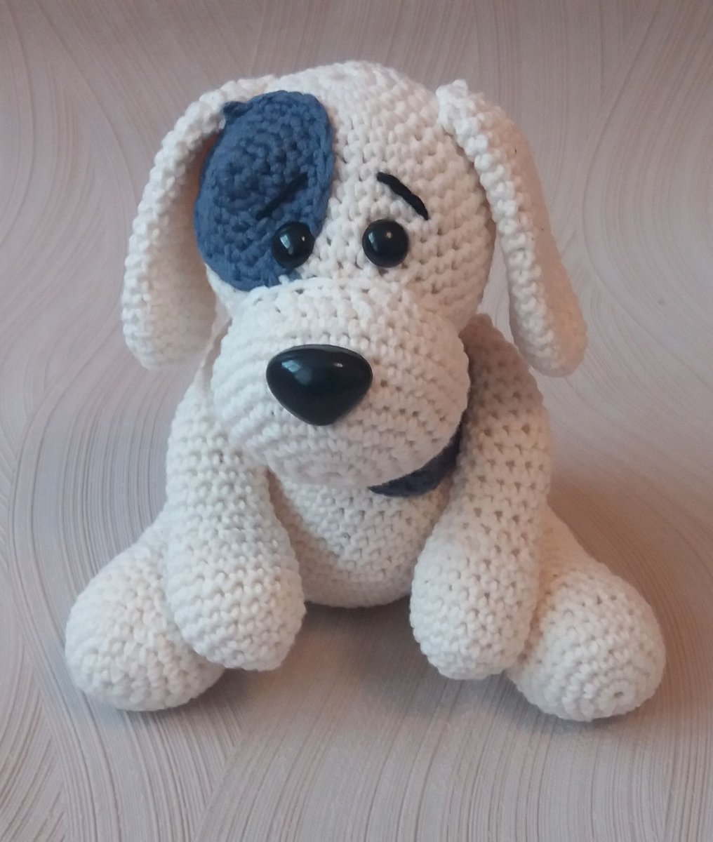 NÁVOD - Háčkovaný Pejsek Ňufka