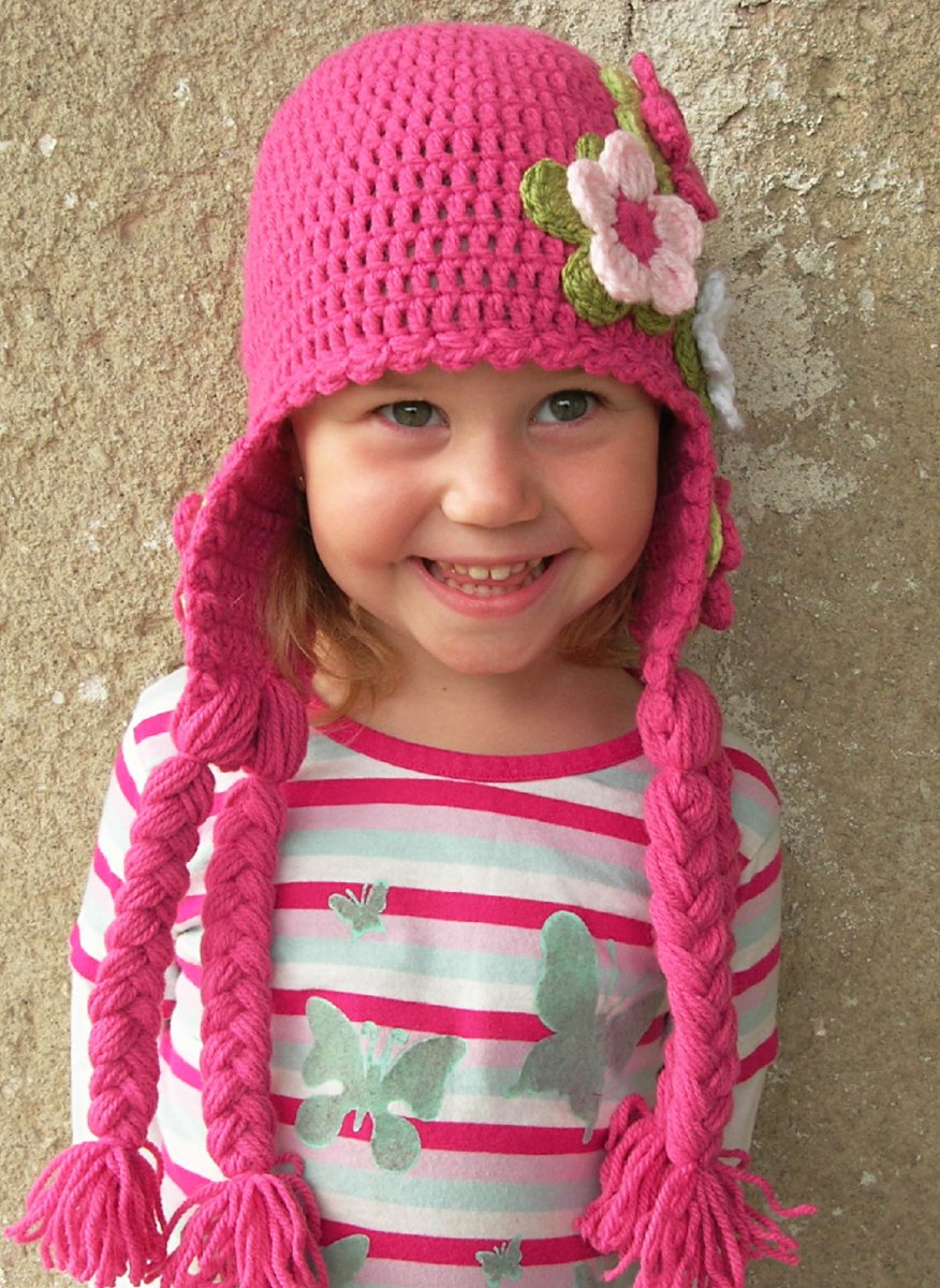 Háčkovaná ušanka 