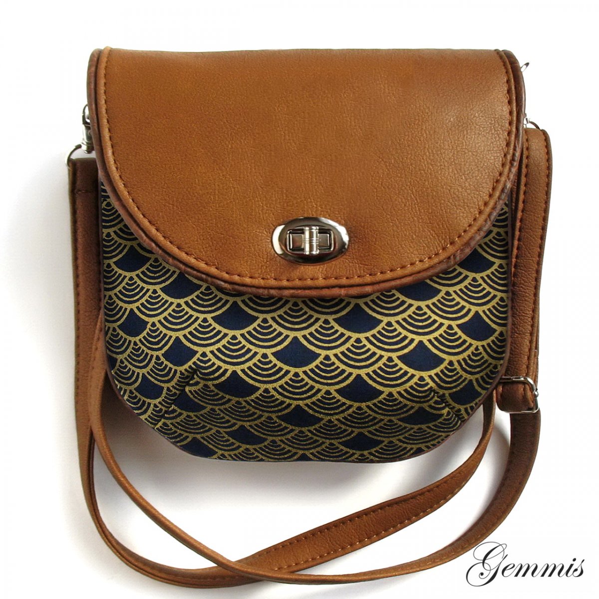 Kabelka JASMINE No.19 Zlaté vlnky