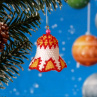 Vánoční ozdoba - zvoneček zářící