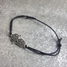 Hamsa - černý náramek
