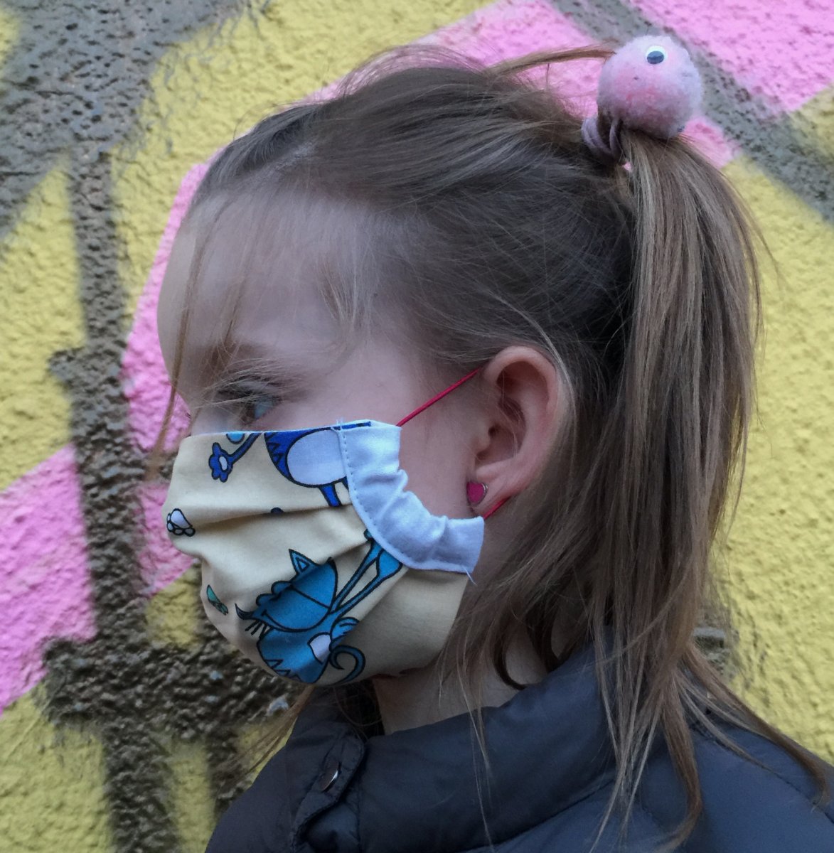 Rouška kočičková pro děti