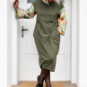 Šaty khaki zelené