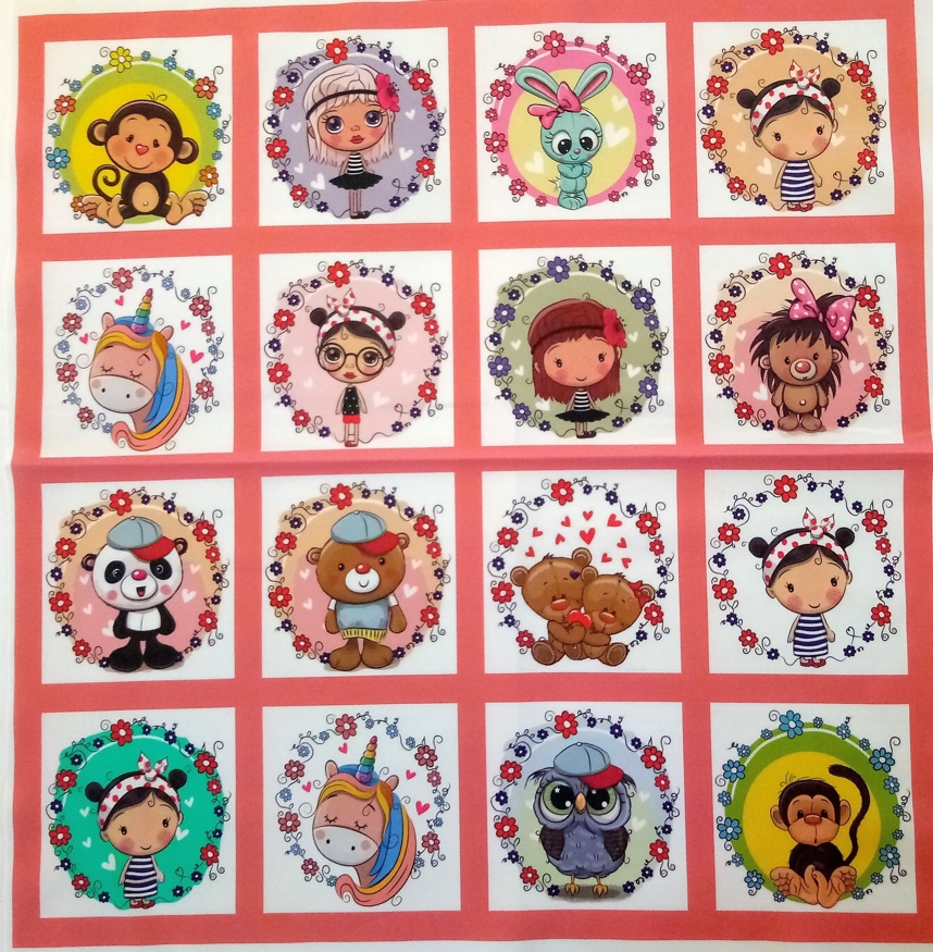 BAVLNĚNÝ PANEL / I NA PEXESO/ 47 x 47 cm  NPG33