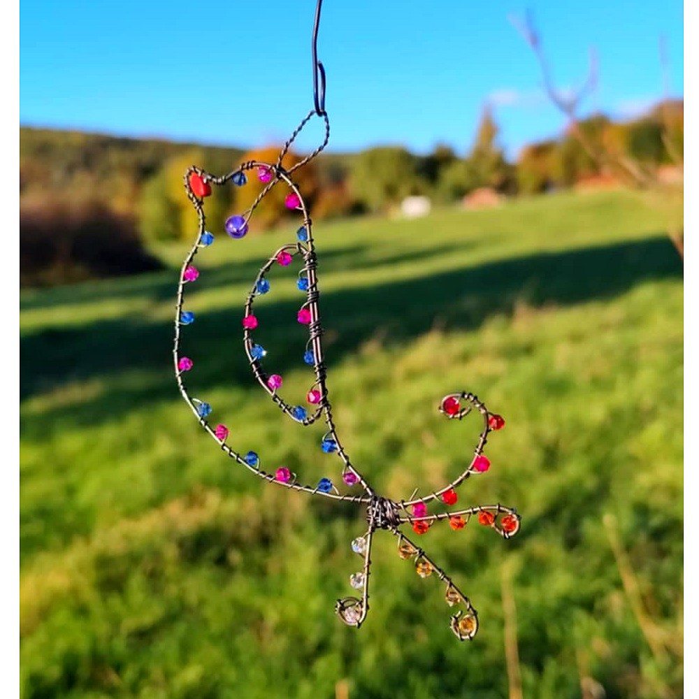 Drátovaný ptáček