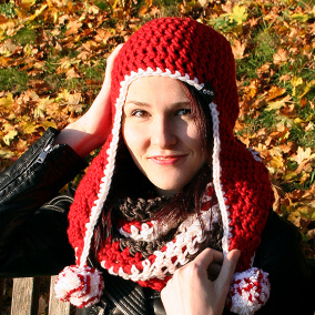 Háčkovaná ušanka