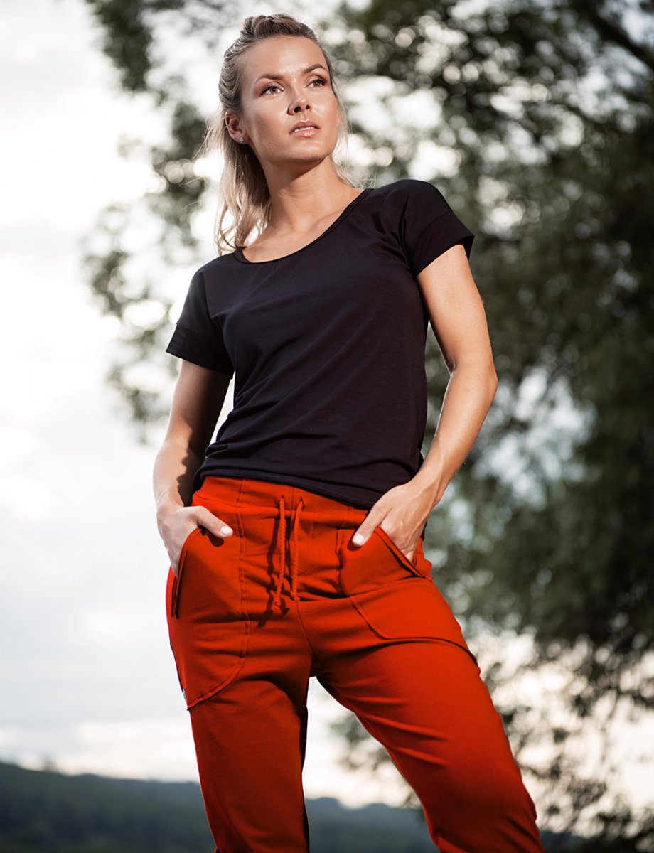 Bambusové triko AGNES black