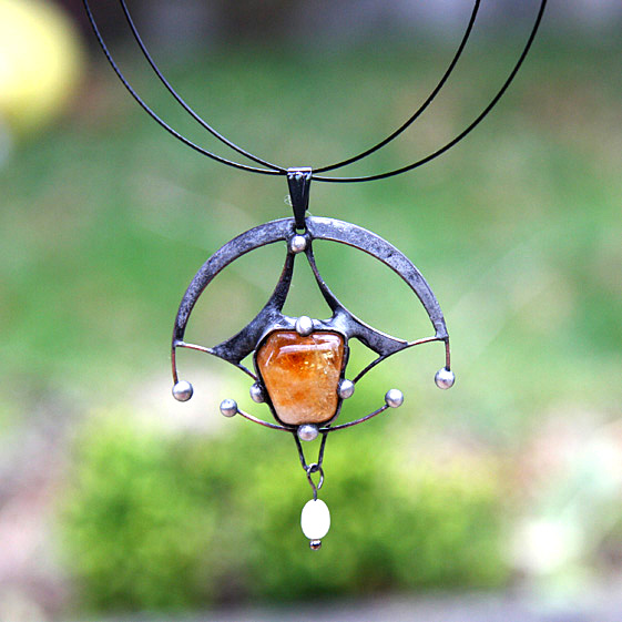 Cilia - Citrín + Náušnice ZDARMA...