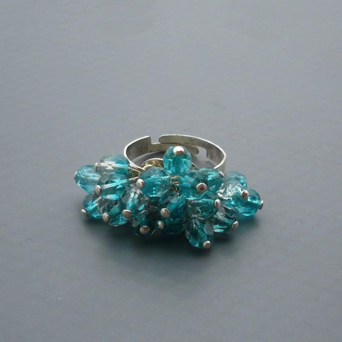 Prstýnek cinkáček - tyrkysový