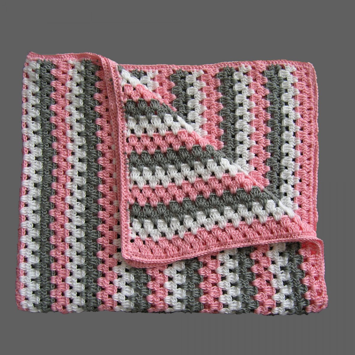 HÁČKOVANÁ DEČKA do kočárku