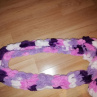Měkký pletený nákrčník puffy barva na přání 