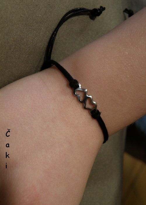 Náramek-nerez-bavlna