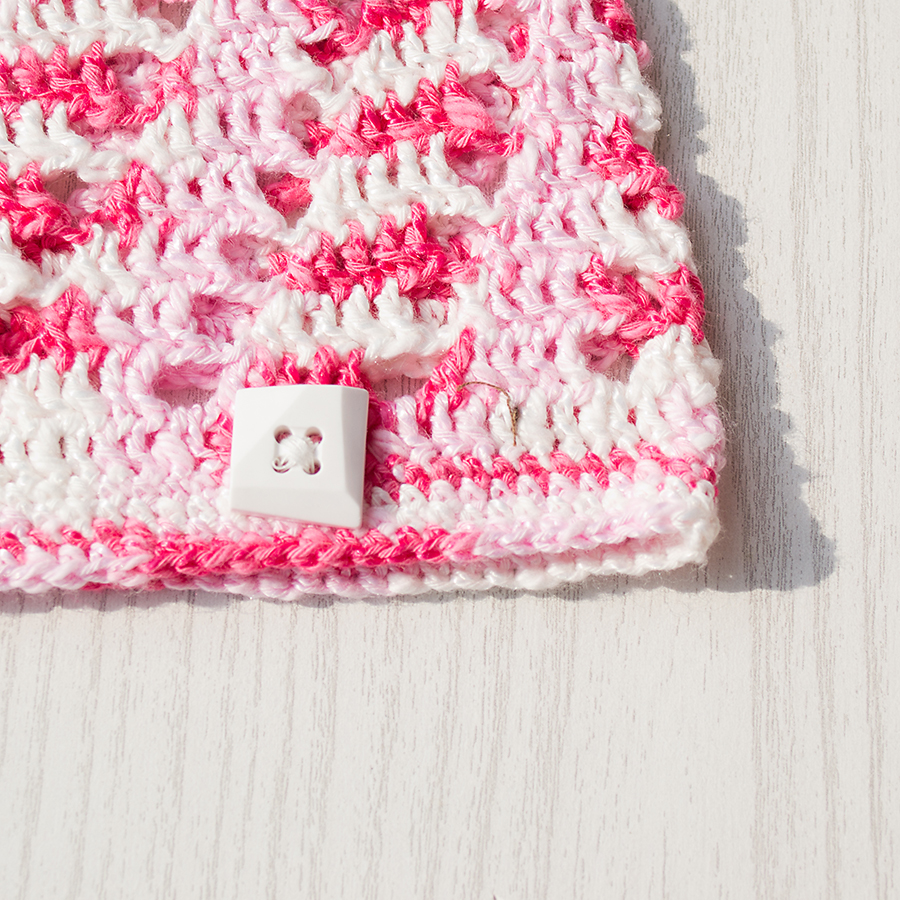 Bavlněná dívčí čepička