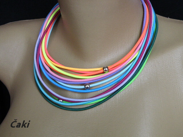 Náhrdelník - Jednoduchost - barvičky