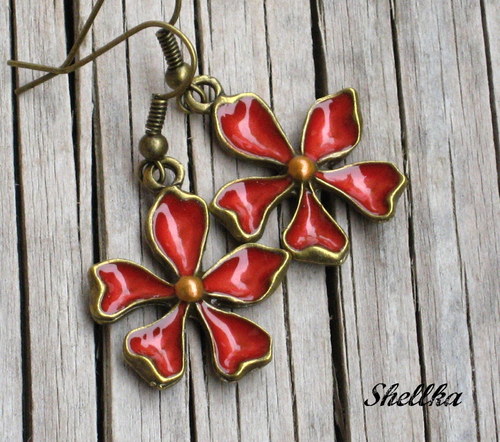 Náušnice,,MEADOW FLOWERS,, VI.