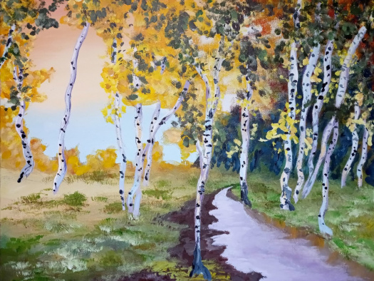 Březový háj (60x45cm)  