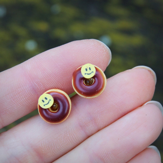 Smajlíkové donuty   pecky, fimo