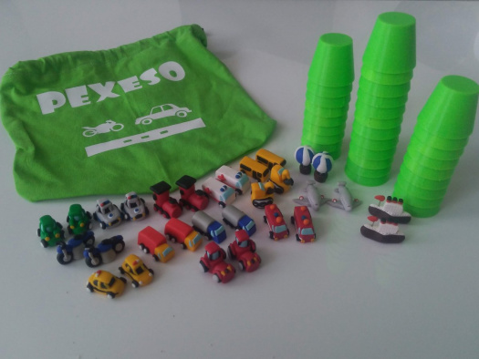3D pexeso - Dopravní prostředky