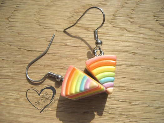 NÁUŠNICE - DUHOVÝ DORTÍK