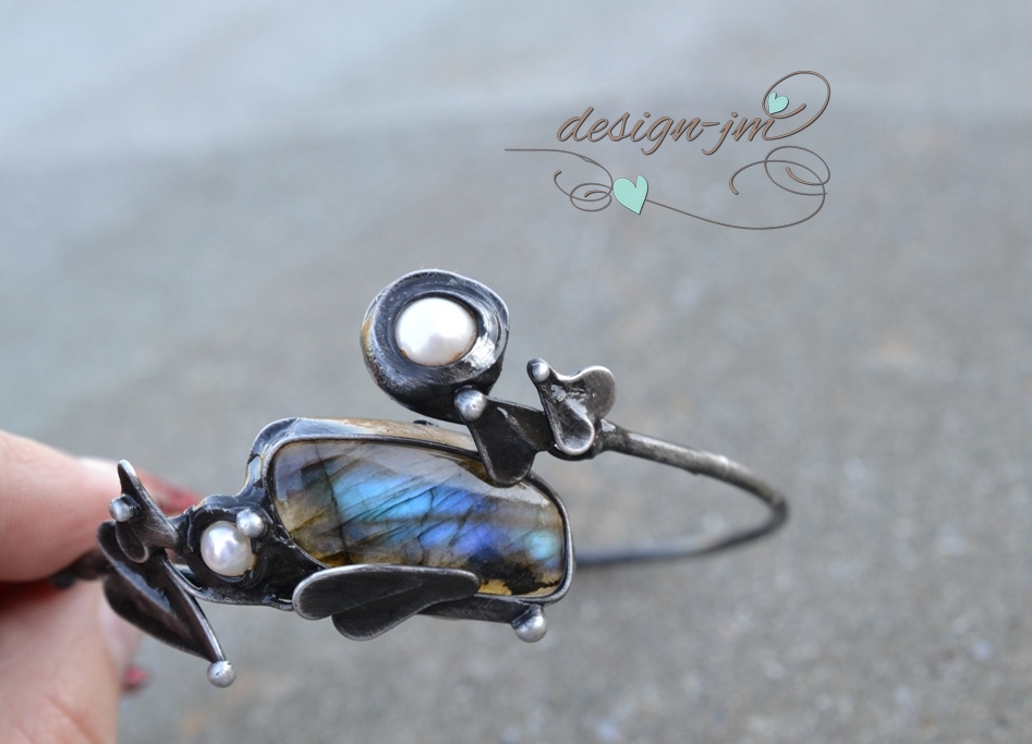 Náramek s labradoritem