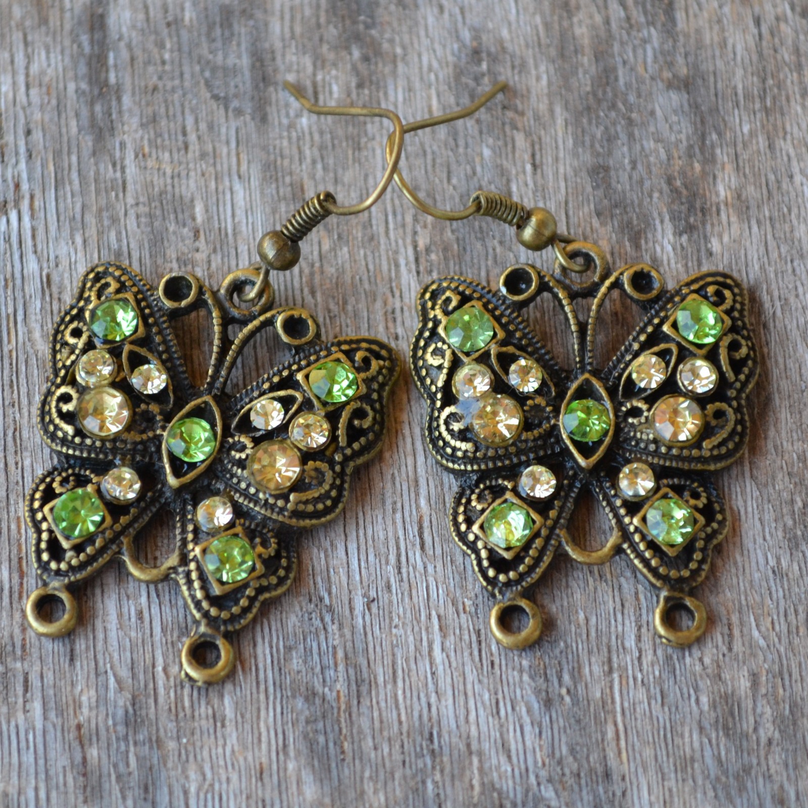 náušničky - motýlci