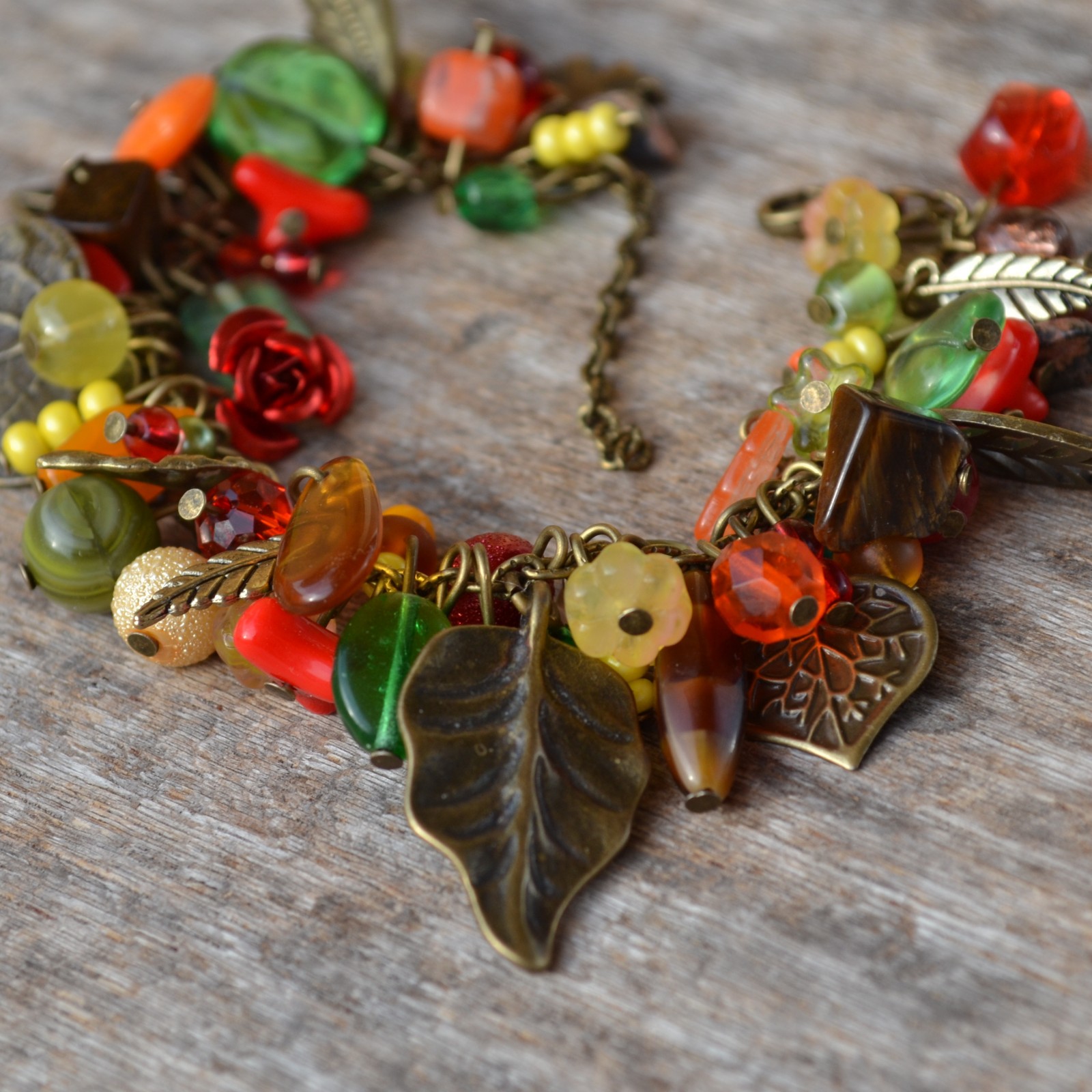 ketlovaný náramek - podzim