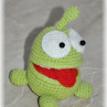 HÁČKOVANÁ ŽABIČKA "OM NOM" - NÁVOD