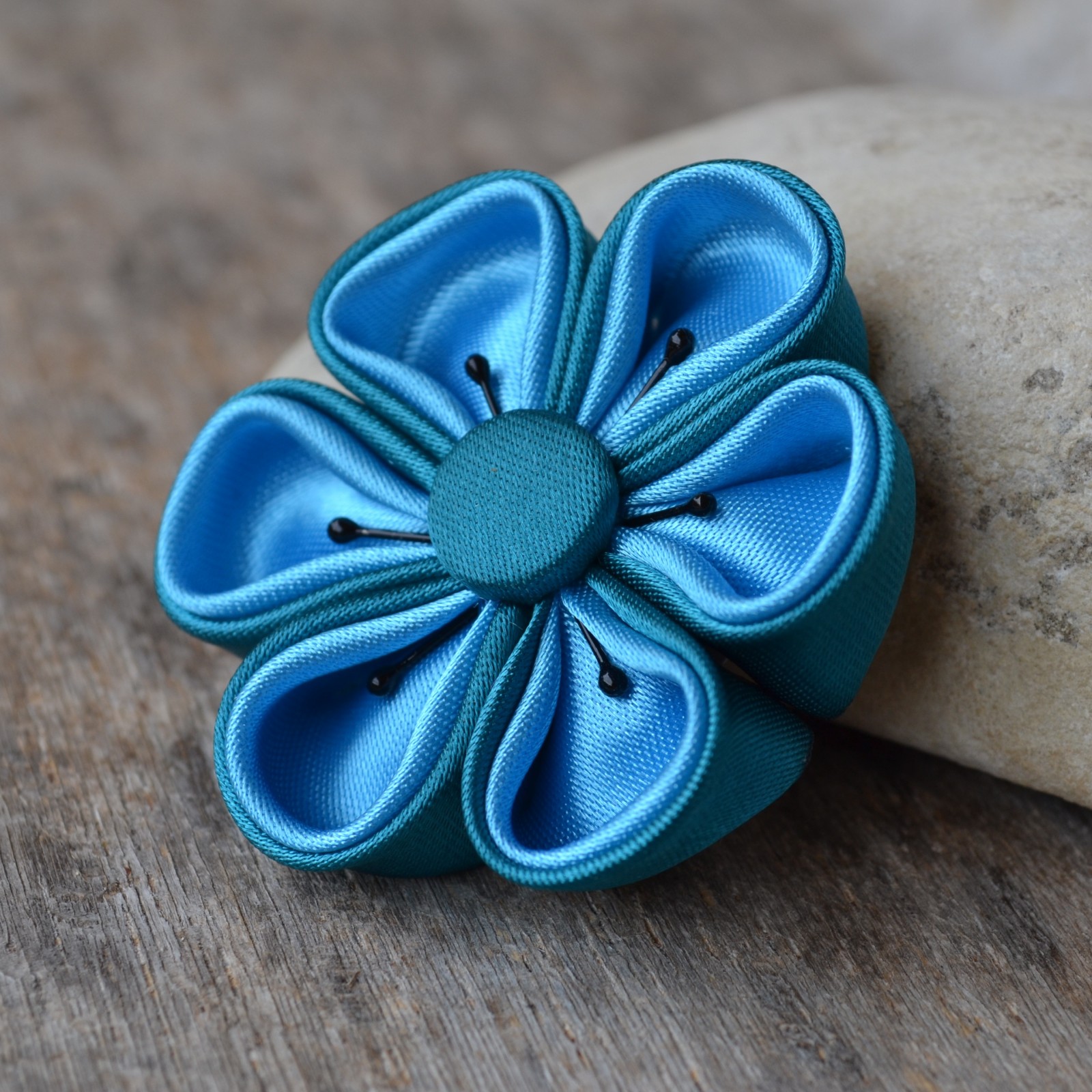 Kanzashi brož - Ariela