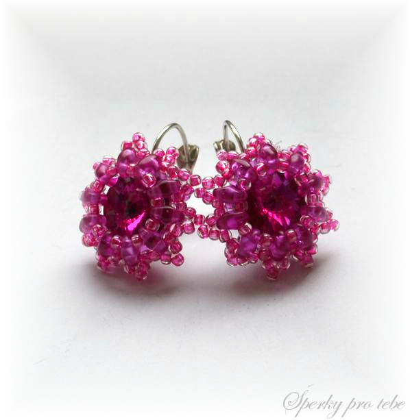 Obšité rivolky Swarovski Elements 