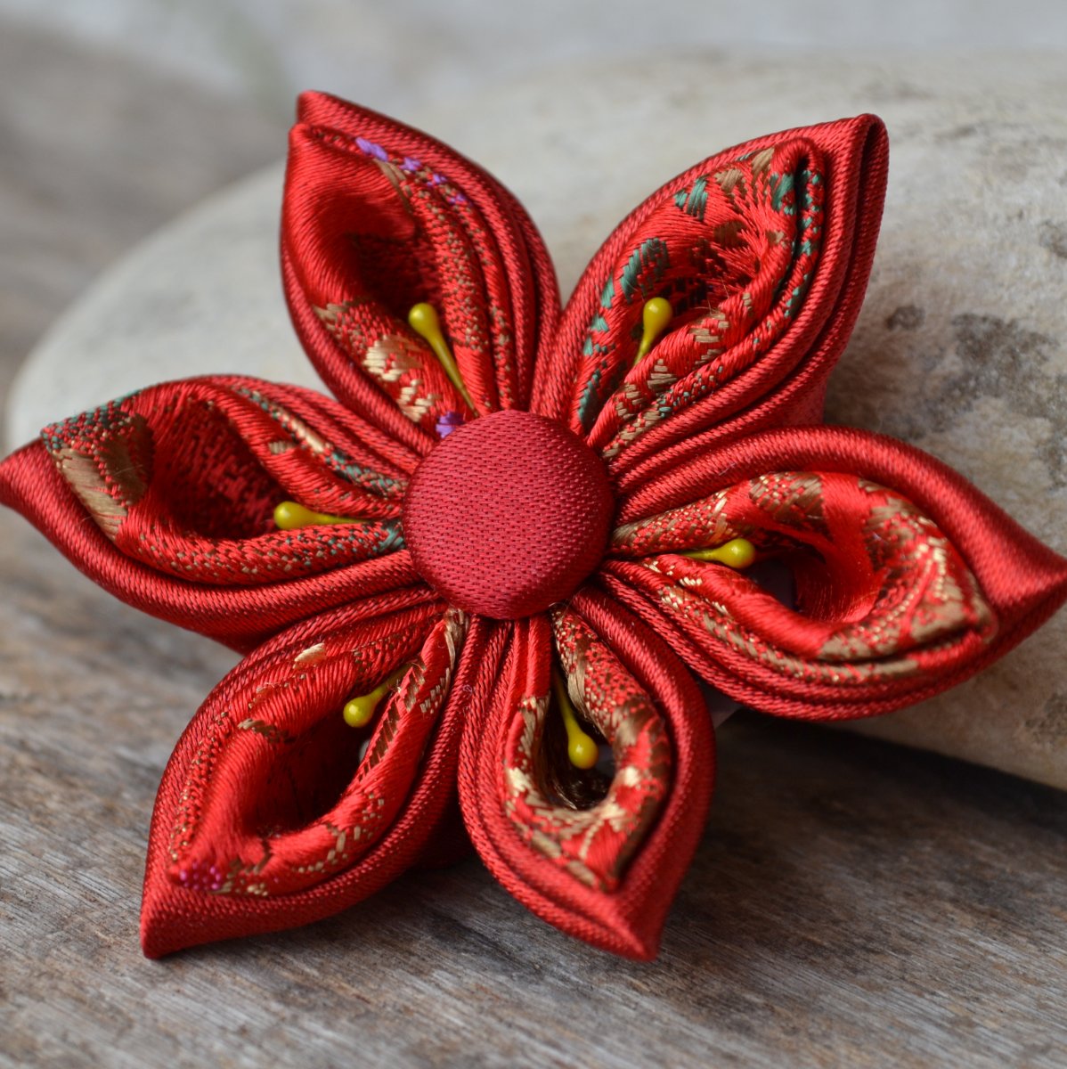 Kanzashi brož  - Haruka