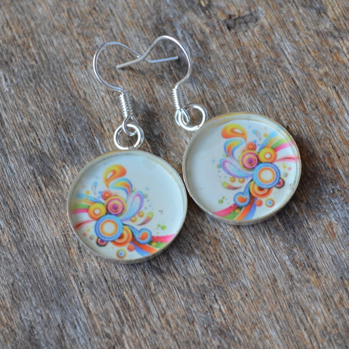 náušnice-pryskyřice