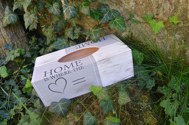 krabička na kapesníky HOME patina