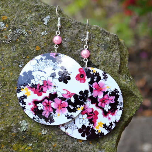 Kovové placky - květované