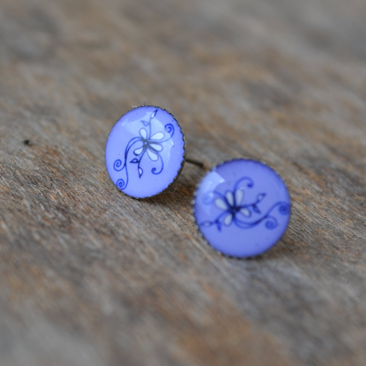 náušnice-pryskyřice