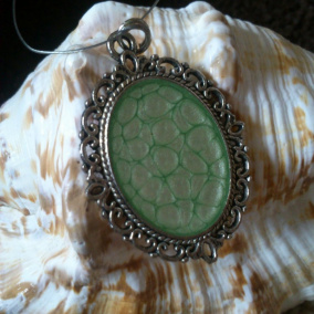 Zelený vintage náhrdelník