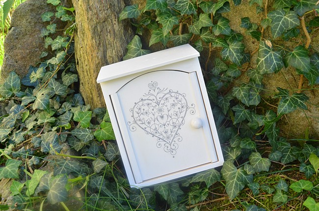 Skříňka na klíče - SRDÍČKO