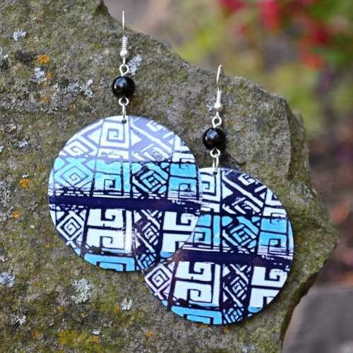 Kovové placky - modré